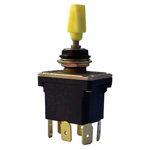 Honeywell Tab Toggle Switch; 11NT1-1A; SPDT; 15A; 277VAC; Quick Connect; Bushing 15/32" Mount